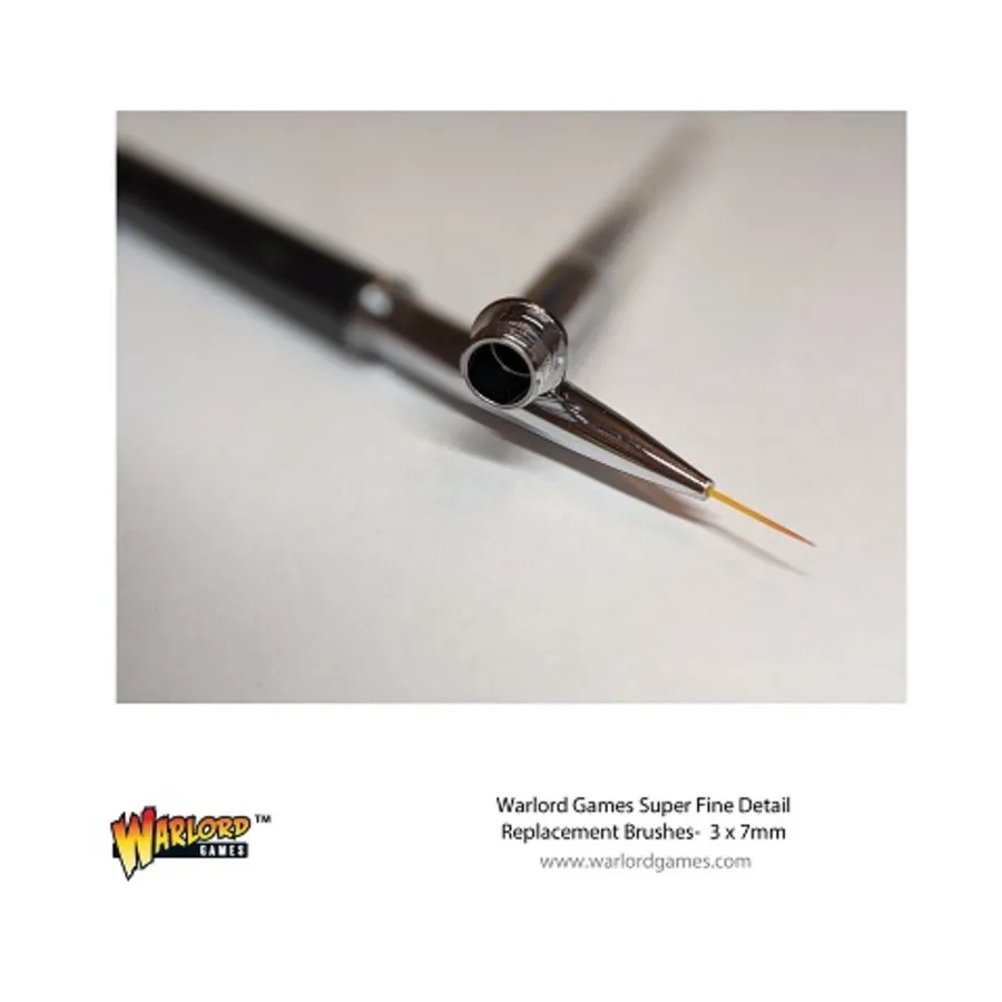 Сверхтонкие кончики кистей 7 мм (3), Warlord Tools
Сверхтонкие кончики кистей 7 мм (3), Warlord Tools