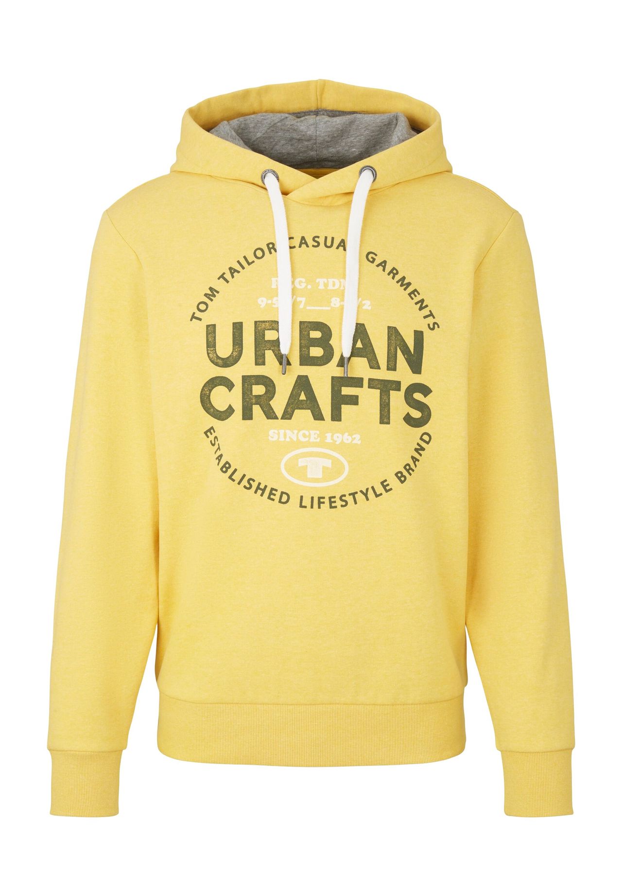 Толстовка с принтом, хлопок, мужская TOM TAILOR, цвет 31556 Pleasant Ye 
Толстовка с принтом, хлопок, мужская TOM TAILOR, цвет 31556 Pleasant Ye