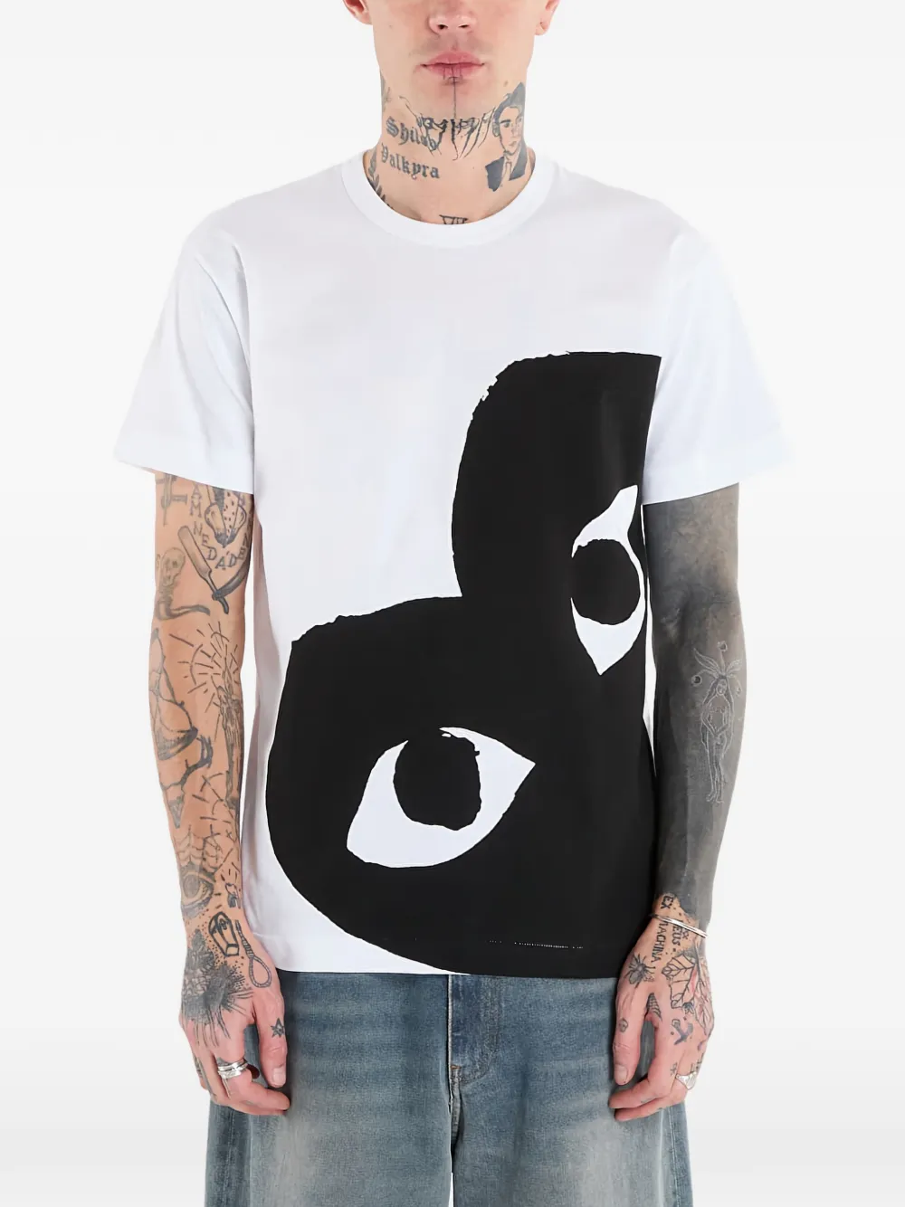 Футболка с изображением сердца Comme Des Garcons Play, белый
Футболка с изображением сердца Comme Des Garcons Play, белый