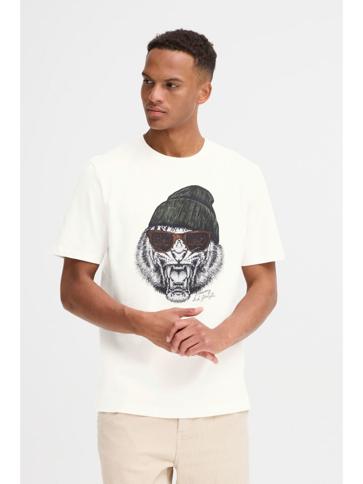 BLEND Белая футболка с круглым вырезом BHIvik
BLEND Белая футболка с круглым вырезом BHIvik