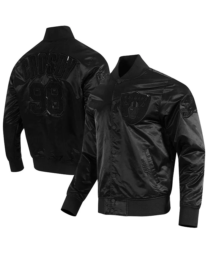 Мужская куртка на молнии Maxx Crosby Las Vegas Raiders в черном цвете Pro Standard
Мужская куртка на молнии Maxx Crosby Las Vegas Raiders в черном цвете Pro Standard