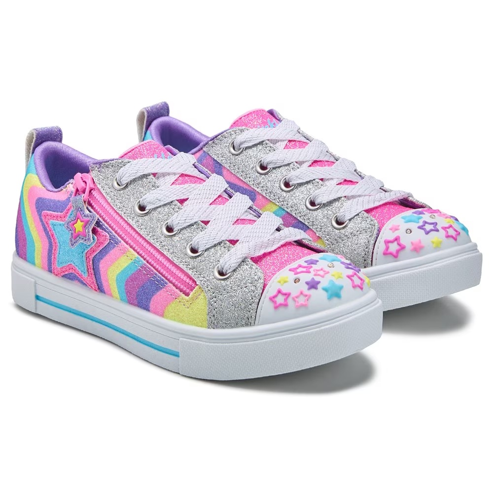 Детские кроссовки со светящейся подошвой Twinkle Sparks Little/Big Kid от Skechers, pink/multi
Детские кроссовки со светящейся подошвой Twinkle Sparks Little/Big Kid от Skechers, pink/multi
