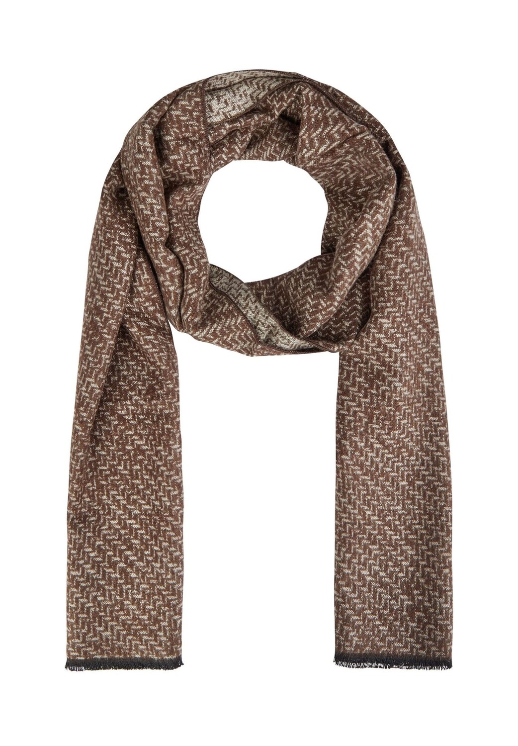 Шарф HECHTER PARIS, коричневый 
Шарф HECHTER PARIS, коричневый