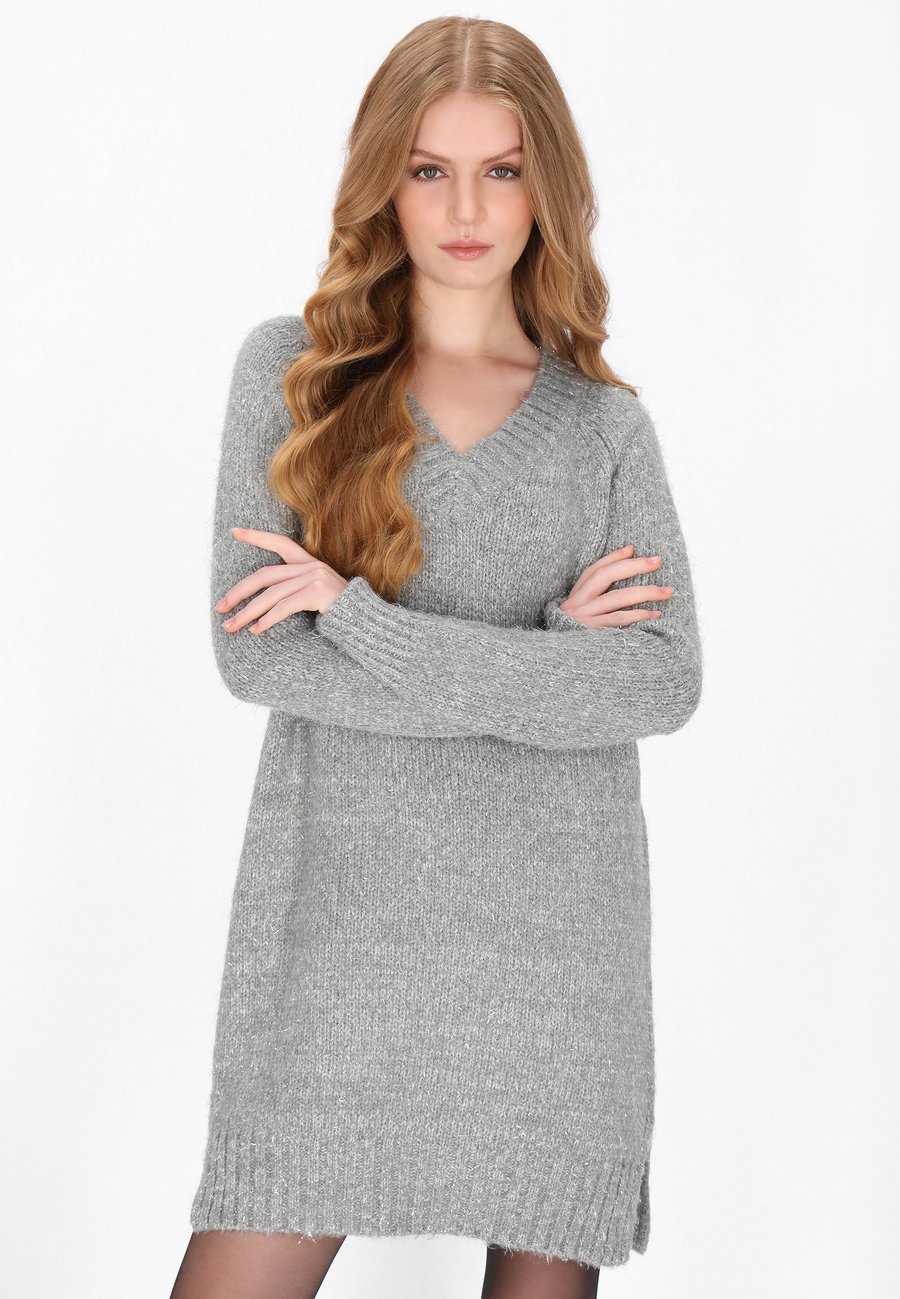 Платье DreiMaster Jumper dress, Grey Melange/Light Grey
Платье DreiMaster Jumper dress, Grey Melange/Light Grey