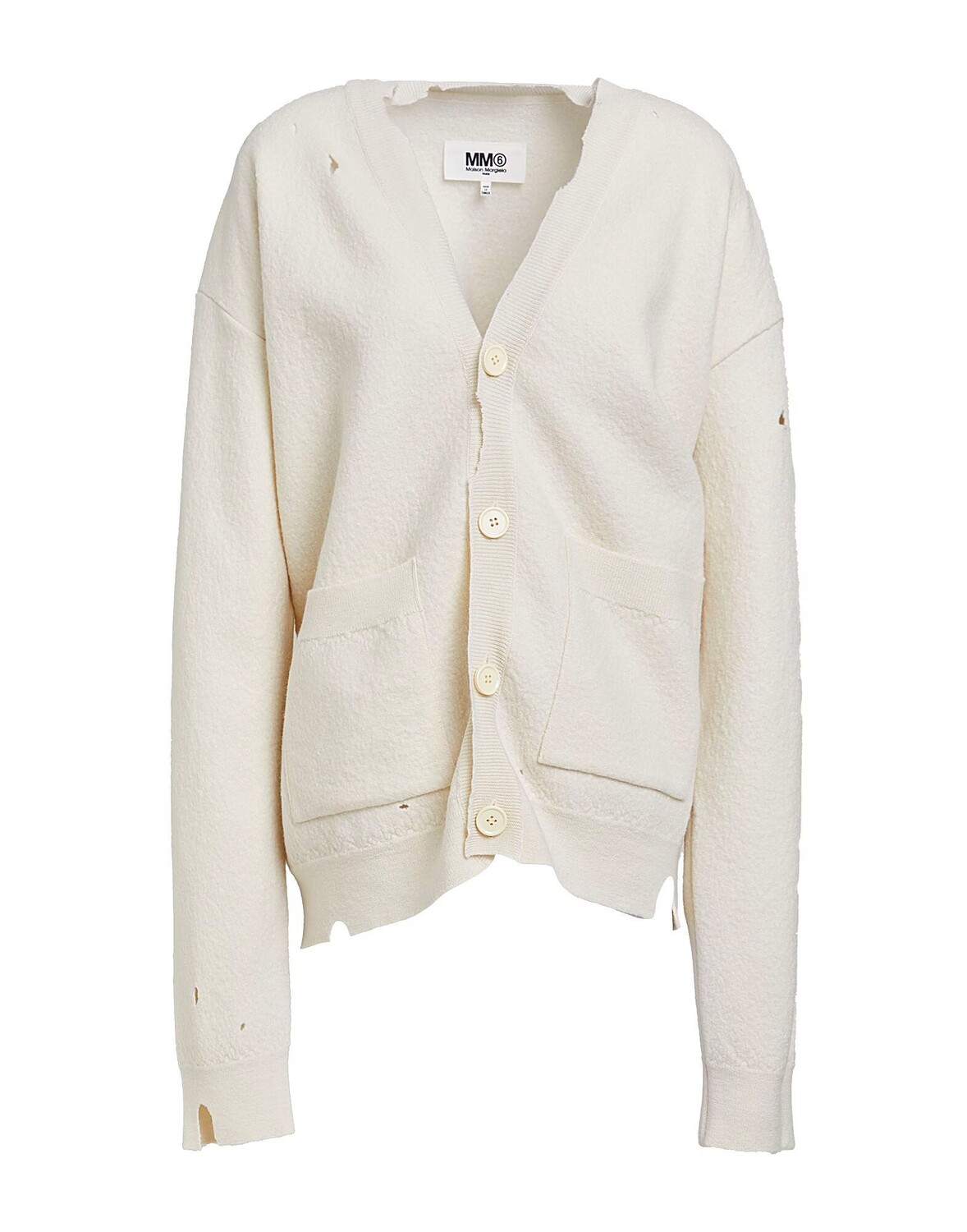 Кардиган Mm6 Maison Margiela, слоновая кость 
Кардиган Mm6 Maison Margiela, слоновая кость