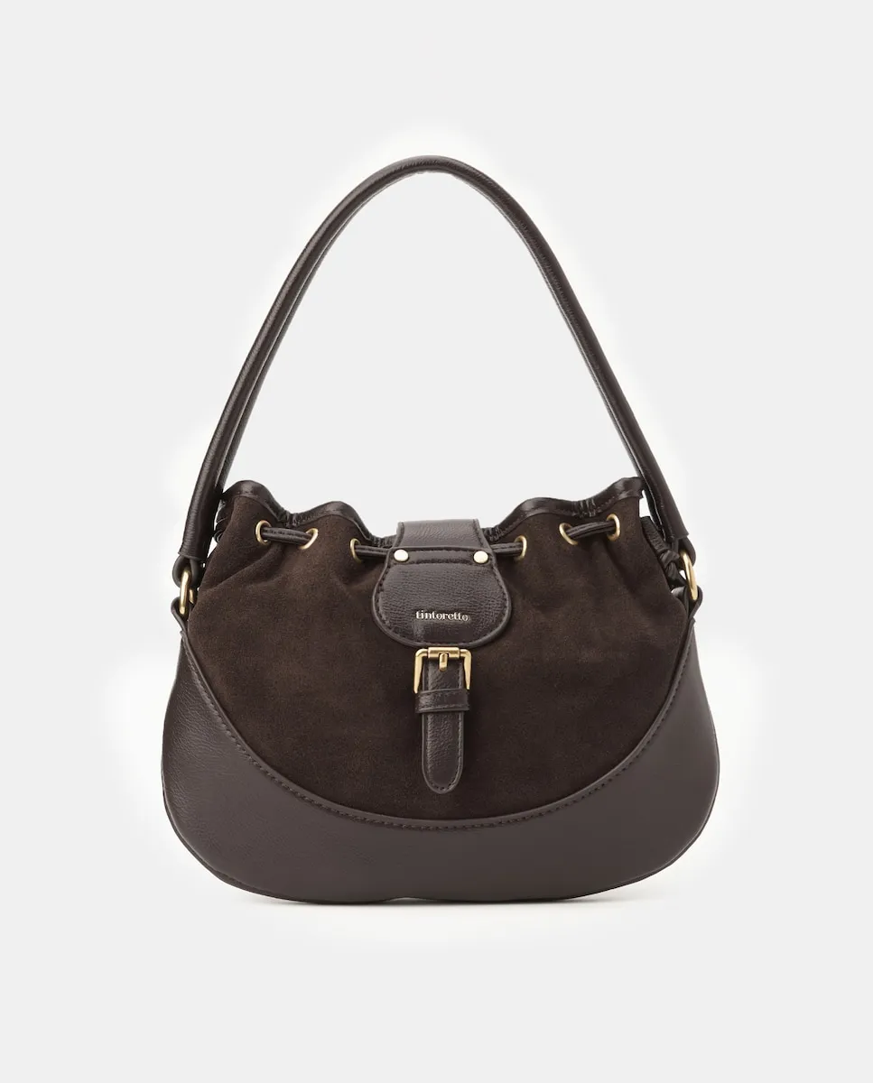 Кожаная сумка через плечо с пряжкой Tintoretto, шоколадный
Кожаная сумка через плечо с пряжкой Tintoretto, шоколадный