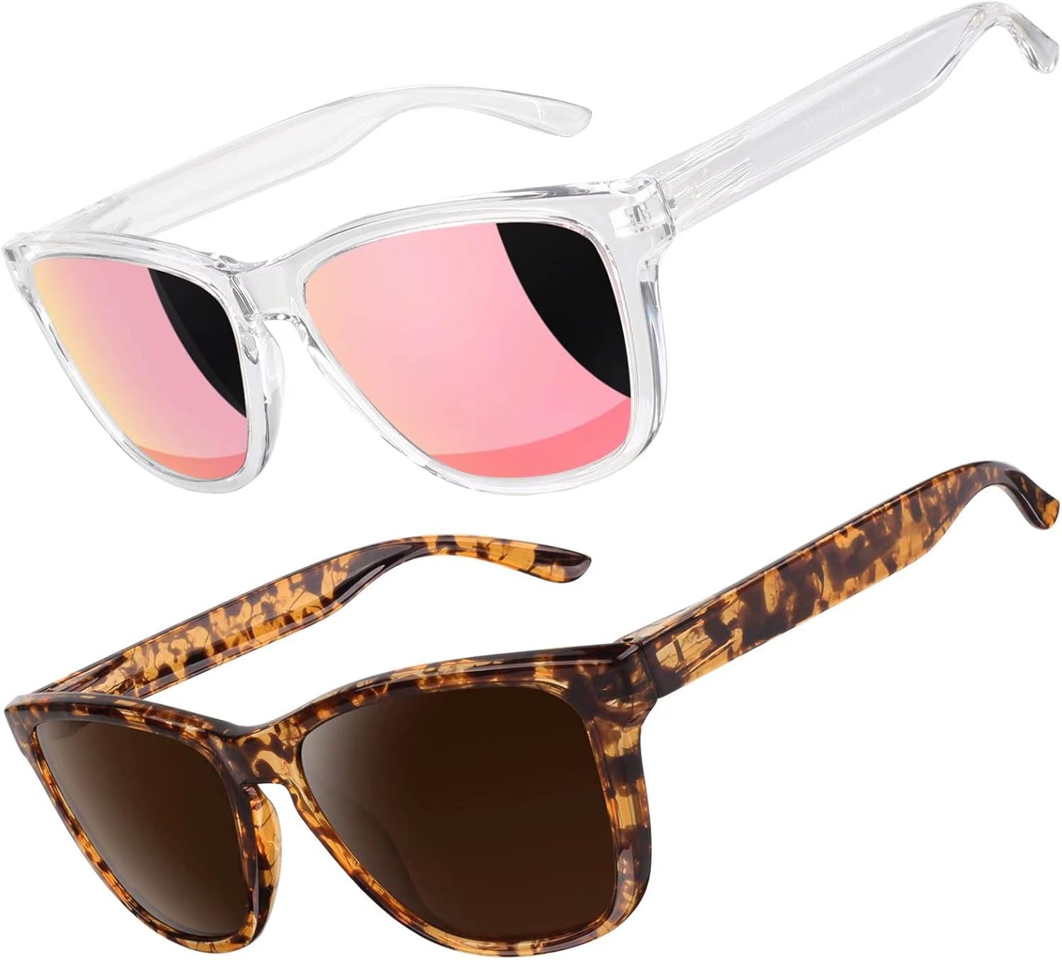 Поляризованные солнцезащитные очки LINVO для мужчин и женщин, сверхлегкие, из материала TR90, для вождения, рыбалки, гольфа, с защитой от ультрафиолета UV400, B Clear Frame | Pink Mirrored Lens + Leopard Frame | Brown Lens
Поляризованные солнцезащитные очки LINVO для мужчин и женщин, сверхлегкие, из материала TR90, для вождения, рыбалки, гольфа, с защитой от ультрафиолета UV400, B Clear Frame | Pink Mirrored Lens + Leopard Frame | Brown Lens