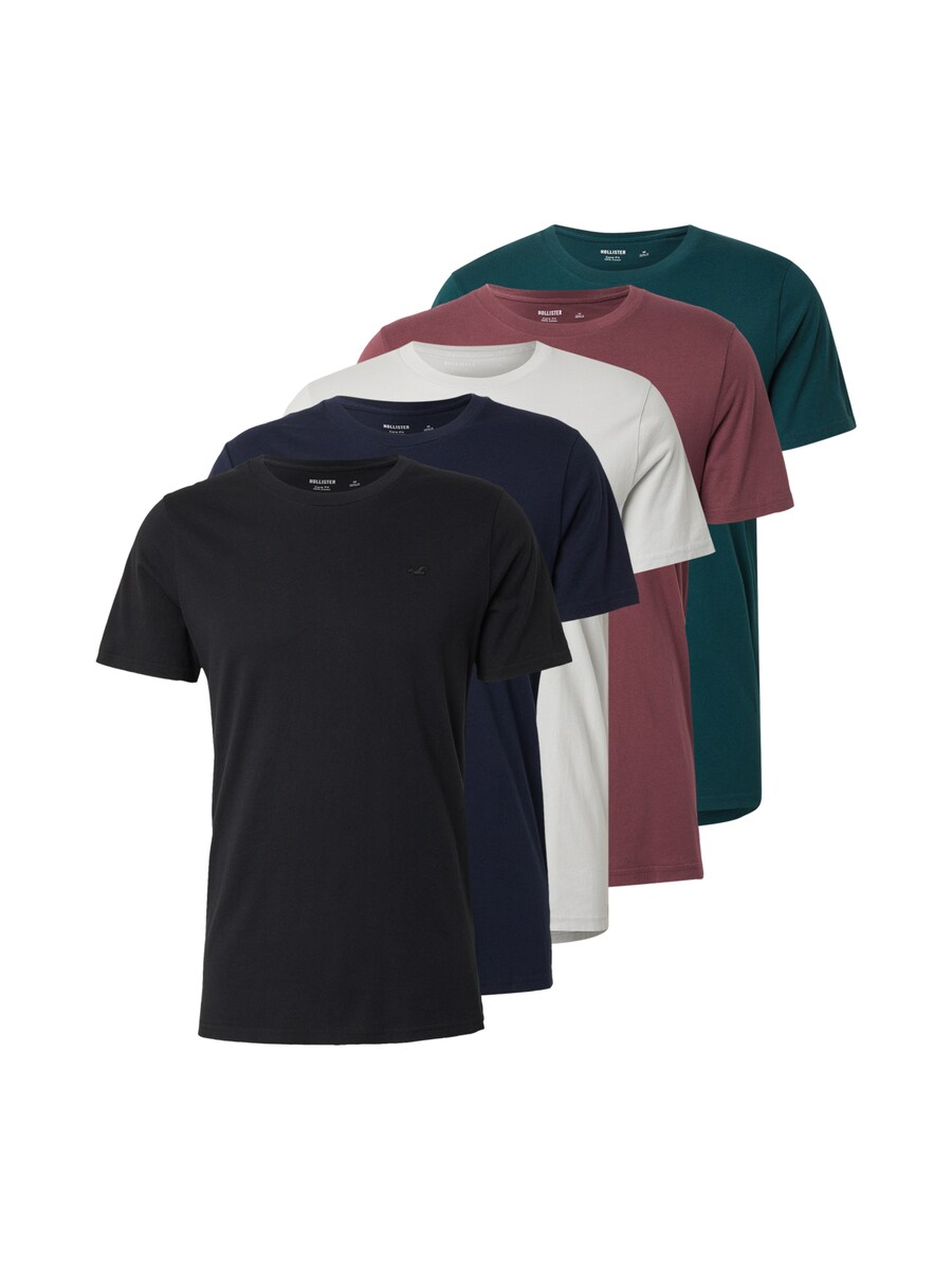 Футболка HOLLISTER, Dark blue/Emerald/Pastel red/Black/White
Футболка HOLLISTER, Dark blue/Emerald/Pastel red/Black/White
