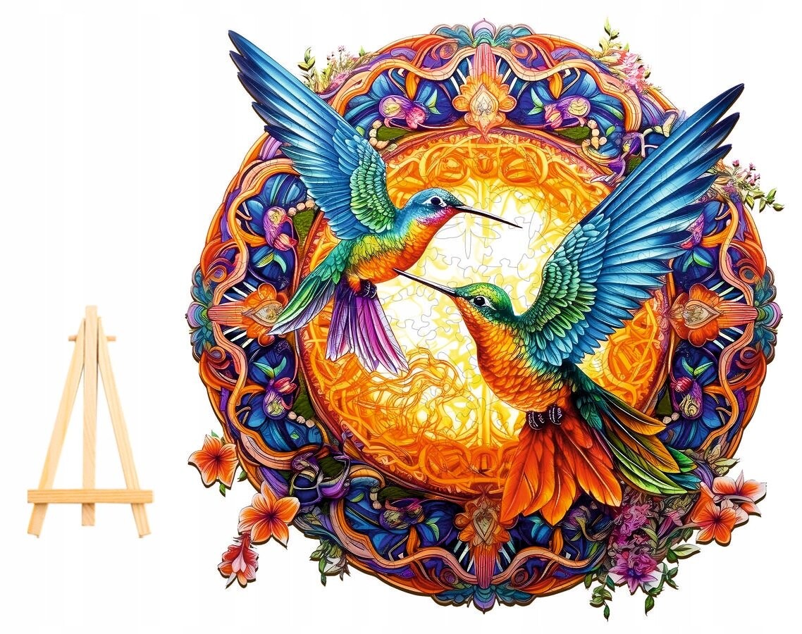 Деревянный Пазл Для Взрослых Большой 300 Деталей Мандала Деревянная Коробка Pasjo24