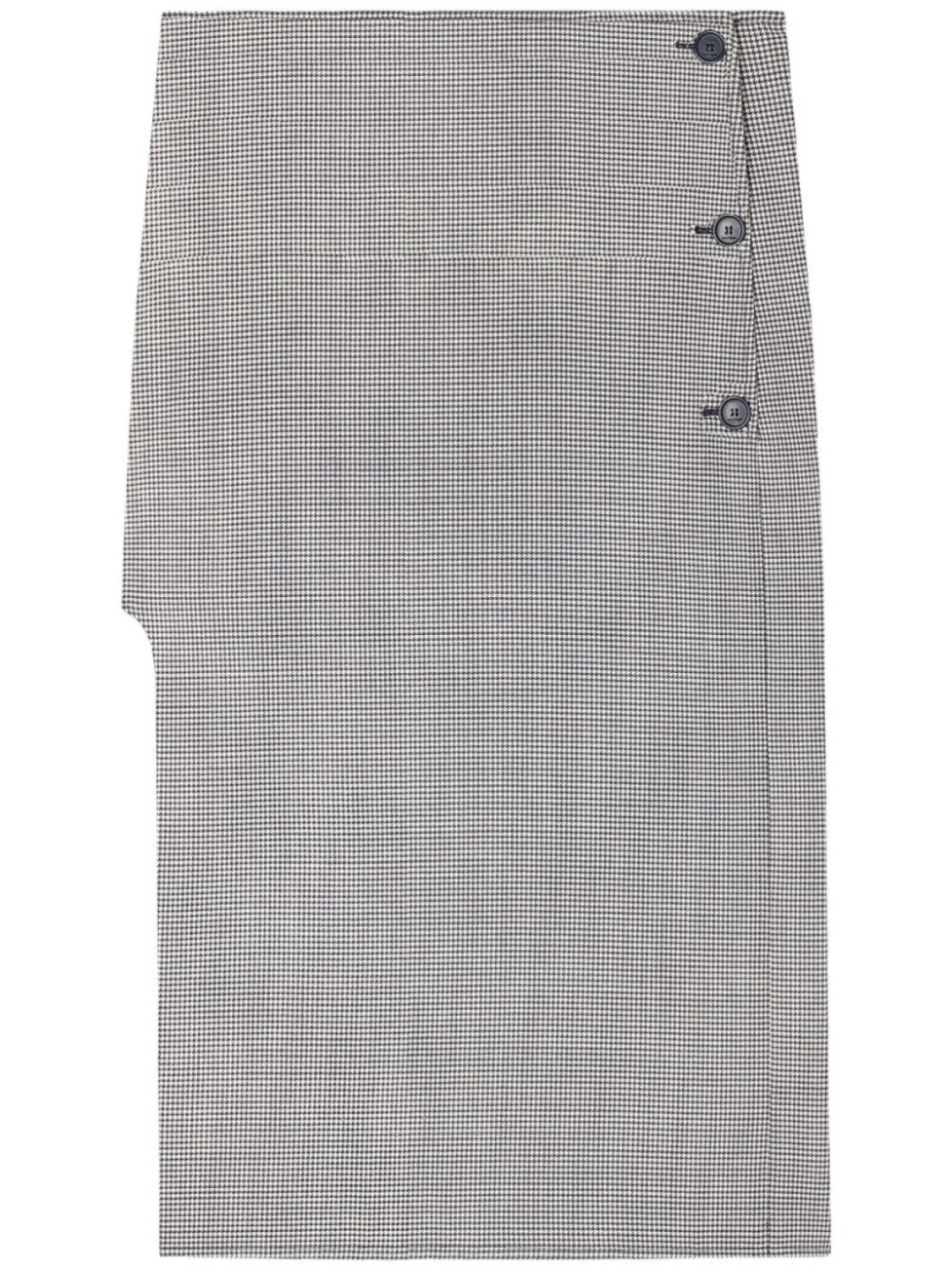 Courrèges юбка миди Oblique в ломаную клетку, черный
Courrèges юбка миди Oblique в ломаную клетку, черный