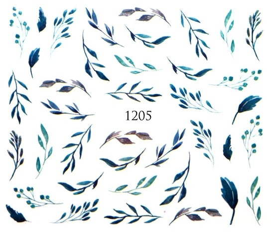 Водные наклейки для ногтей - №1205, Raisin
Водные наклейки для ногтей - №1205, Raisin