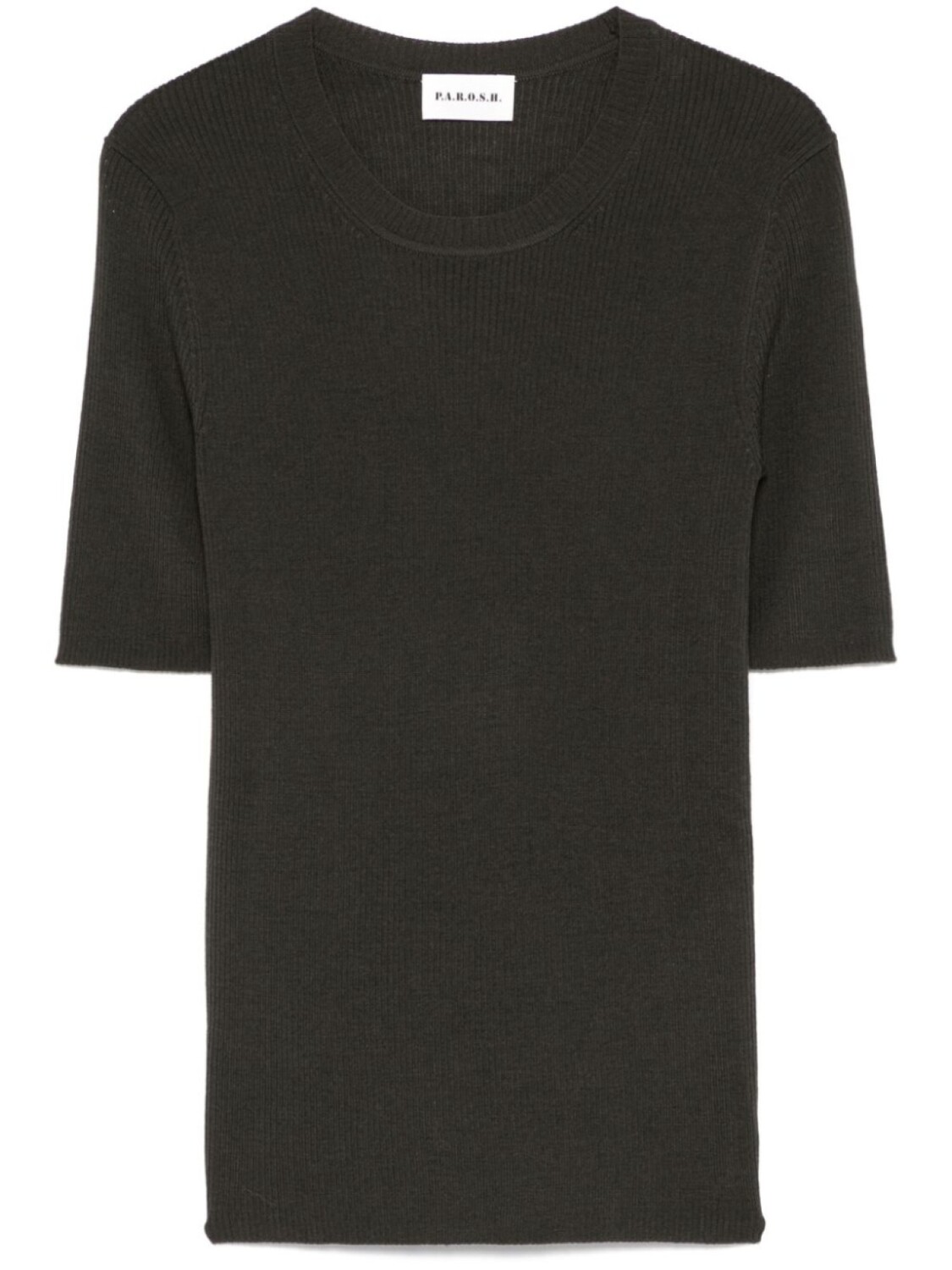 Футболка в рубчик PAROSH P.A.R.O.S.H., зеленый
Футболка в рубчик PAROSH P.A.R.O.S.H., зеленый