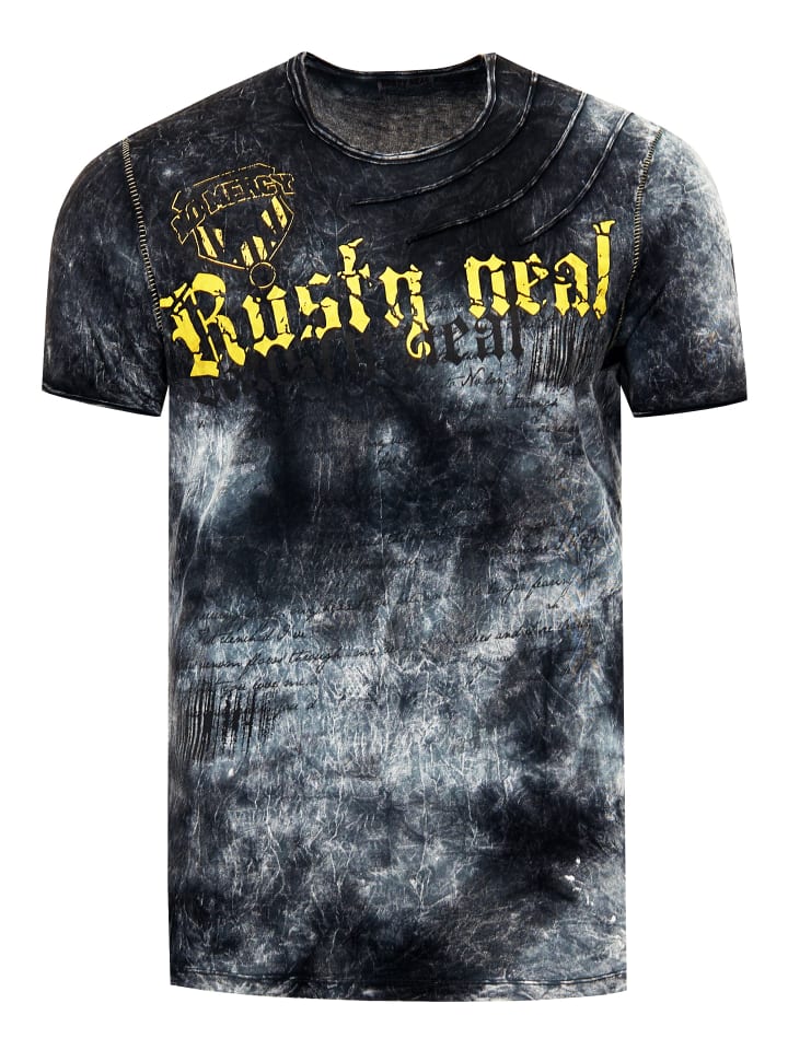Футболка в стиле тай-дай-батик с логотипом цвета антрацит Rusty Neal, Черный, Футболка в стиле тай-дай-батик с логотипом цвета антрацит Rusty Neal
Футболка в стиле тай-дай-батик с логотипом цвета антрацит Rusty Neal, Черный, Футболка в стиле тай-дай-батик с логотипом цвета антрацит Rusty Neal