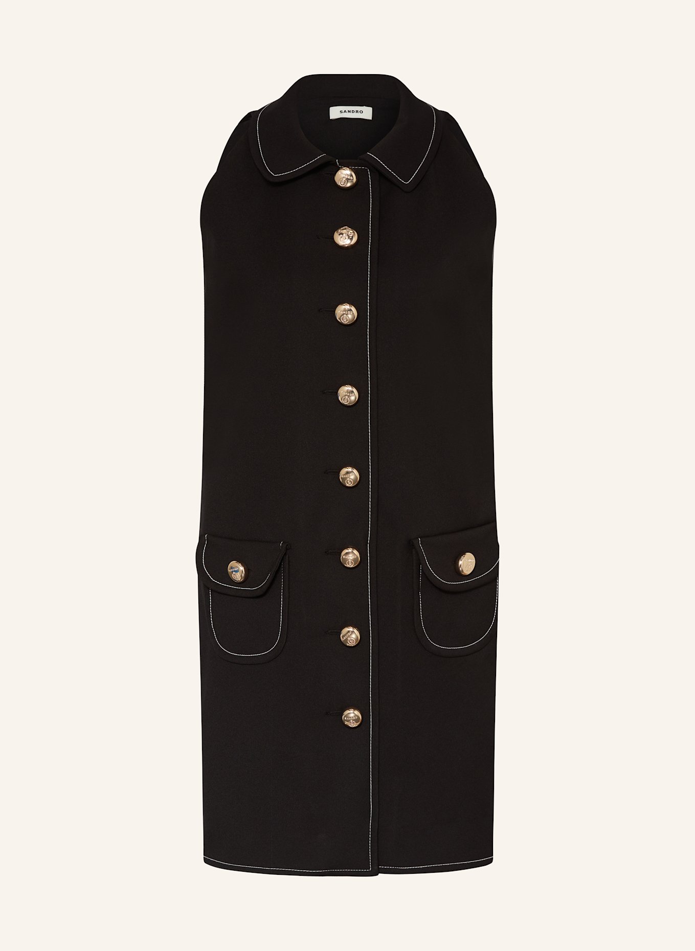 Платье-Рубашка Sandro, черный
Платье-Рубашка Sandro, черный