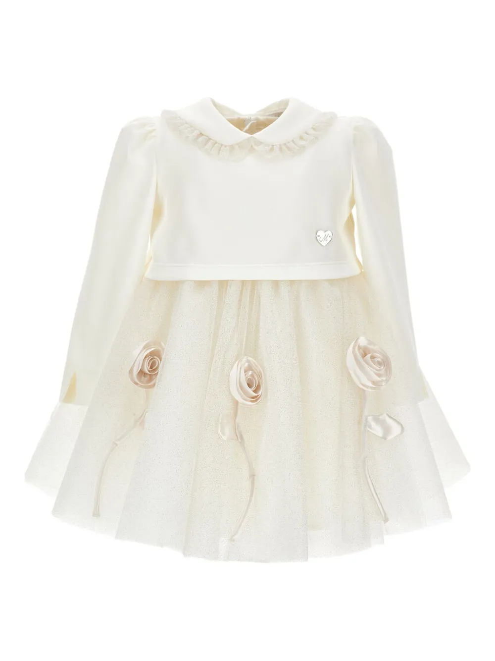 Платье с оборками Monnalisa, нейтральный
Платье с оборками Monnalisa, нейтральный