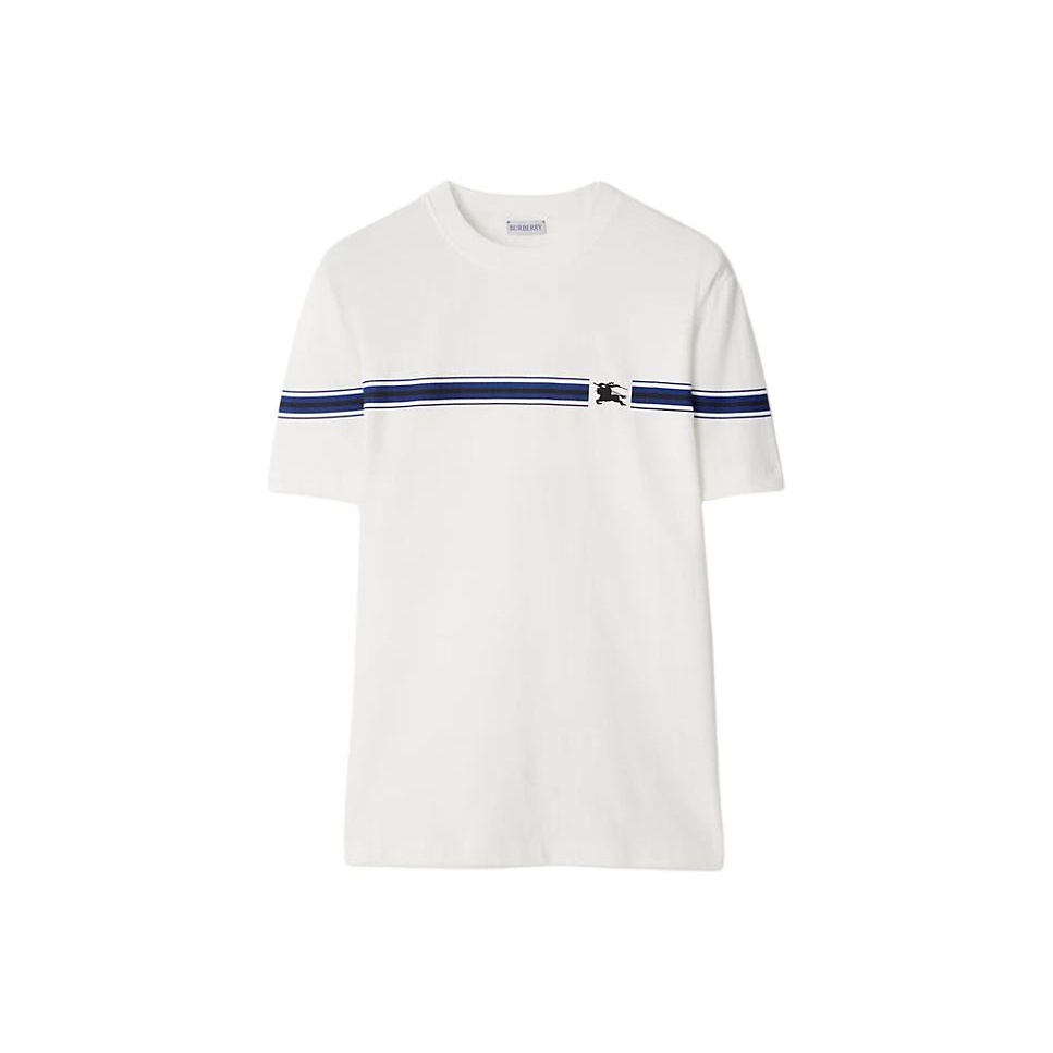 Футболка из хлопка с полосками Burberry, Salt Crystal
Футболка из хлопка с полосками Burberry, Salt Crystal