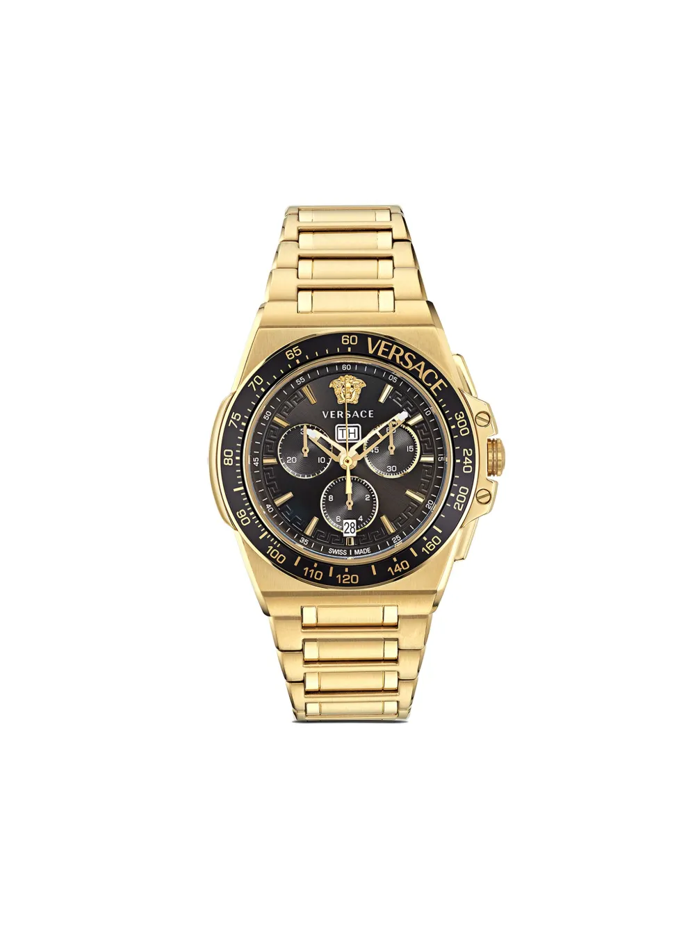 Наручные часы Greca Chrono 45 мм VERSACE, черный
Наручные часы Greca Chrono 45 мм VERSACE, черный