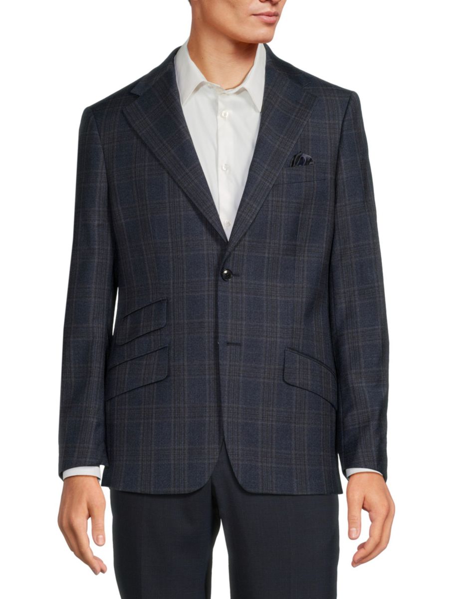 Спортивное пальто из шерстяной смеси в клетку классического кроя Tallia, темно-синий
Спортивное пальто из шерстяной смеси в клетку классического кроя Tallia, темно-синий