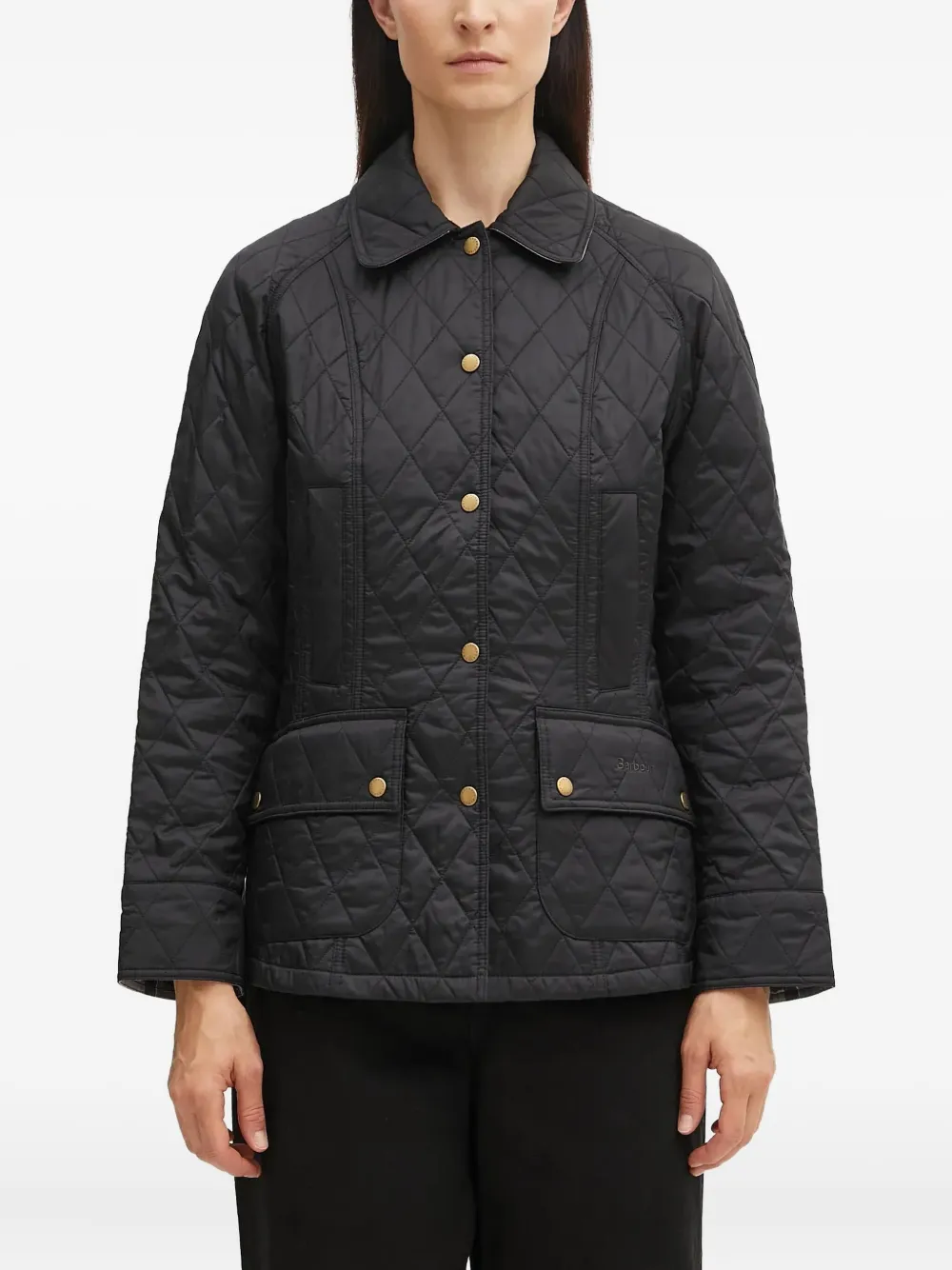 Стеганая куртка Beadnell Barbour, черный
Стеганая куртка Beadnell Barbour, черный