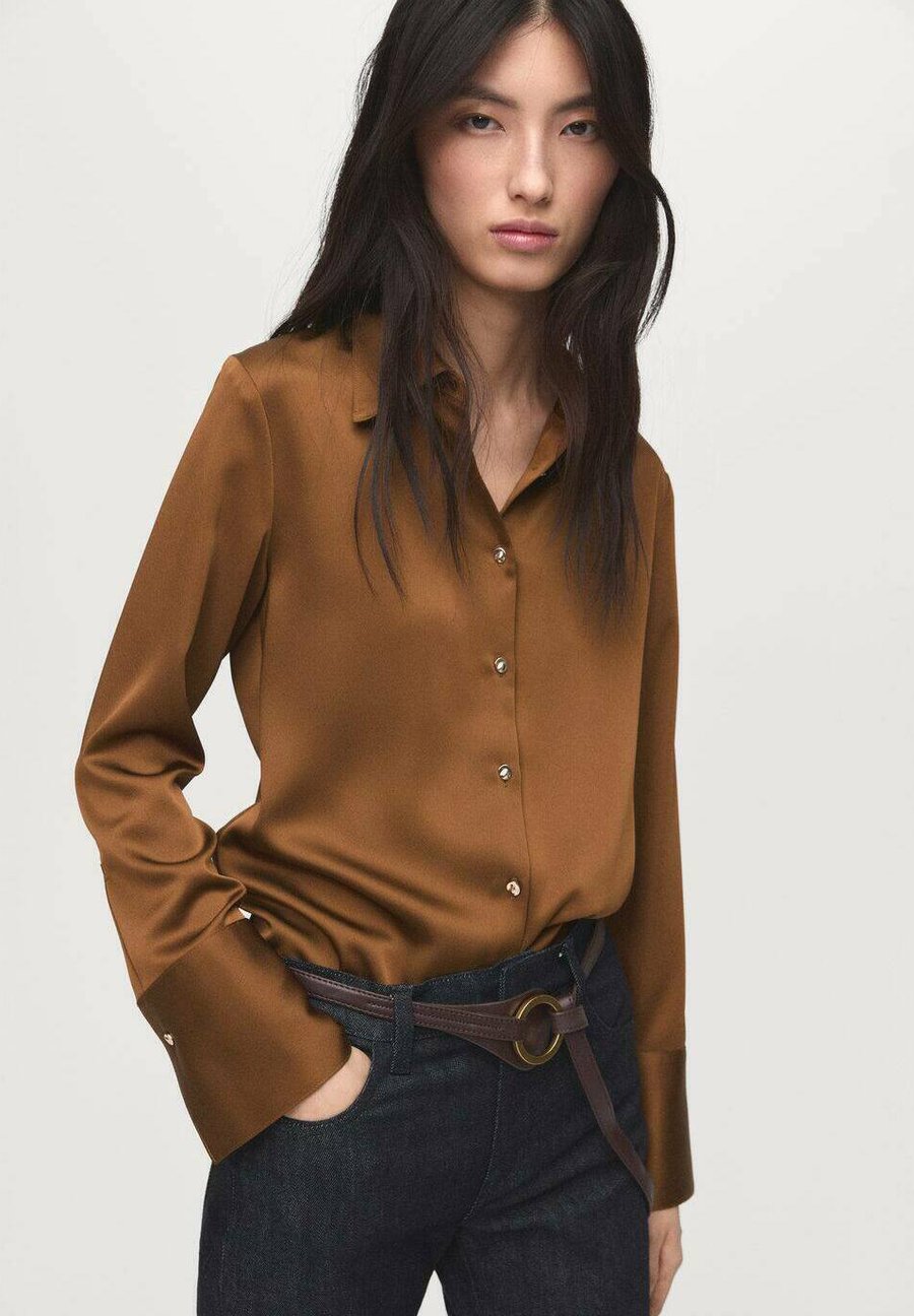 Блуза Mango Button-down blouse, Mustard Yellow
Блуза Mango Button-down blouse, Mustard Yellow
