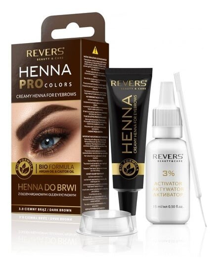 Набор хны для бровей, 3.0 темно-коричневый Revers, Pro Colors
Набор хны для бровей, 3.0 темно-коричневый Revers, Pro Colors