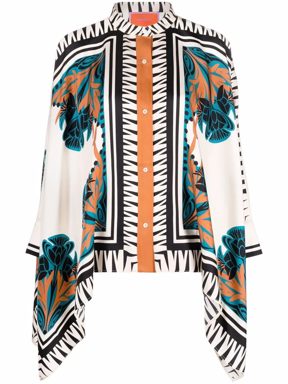 Рубашка асимметричного кроя La DoubleJ, черный
Рубашка асимметричного кроя La DoubleJ, черный