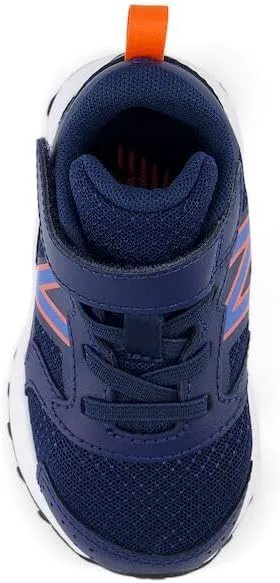 Кроссовки New Balance детские унисекс Fresh Foam 650 V1 с эластичными шнурками и верхней застежкой, темно-синий/синий/оранжевый
Кроссовки New Balance детские унисекс Fresh Foam 650 V1 с эластичными шнурками и верхней застежкой, темно-синий/синий/оранжевый