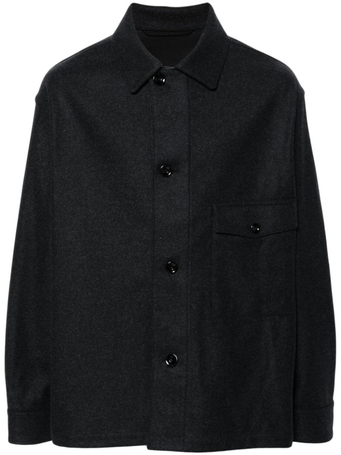 LEMAIRE фетровая куртка-рубашка, черный
LEMAIRE фетровая куртка-рубашка, черный