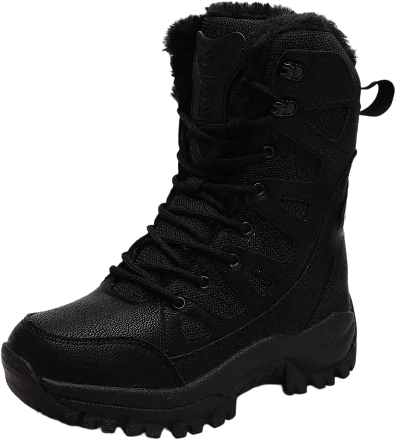 Мужские водонепроницаемые теплые снежные ботинки Alloaone с шнуровкой, устойчивые к скольжению, удобные для прогулок, походов и работы на открытом воздухе, черный
Мужские водонепроницаемые теплые снежные ботинки Alloaone с шнуровкой, устойчивые к скольжению, удобные для прогулок, походов и работы на открытом воздухе, черный