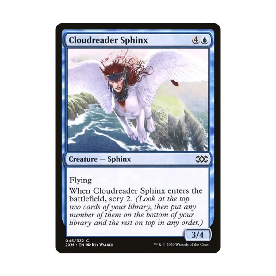 CCG Сфинкс-читатель облаков (клавиша C), MTG - Double Masters 
CCG Сфинкс-читатель облаков (клавиша C), MTG - Double Masters