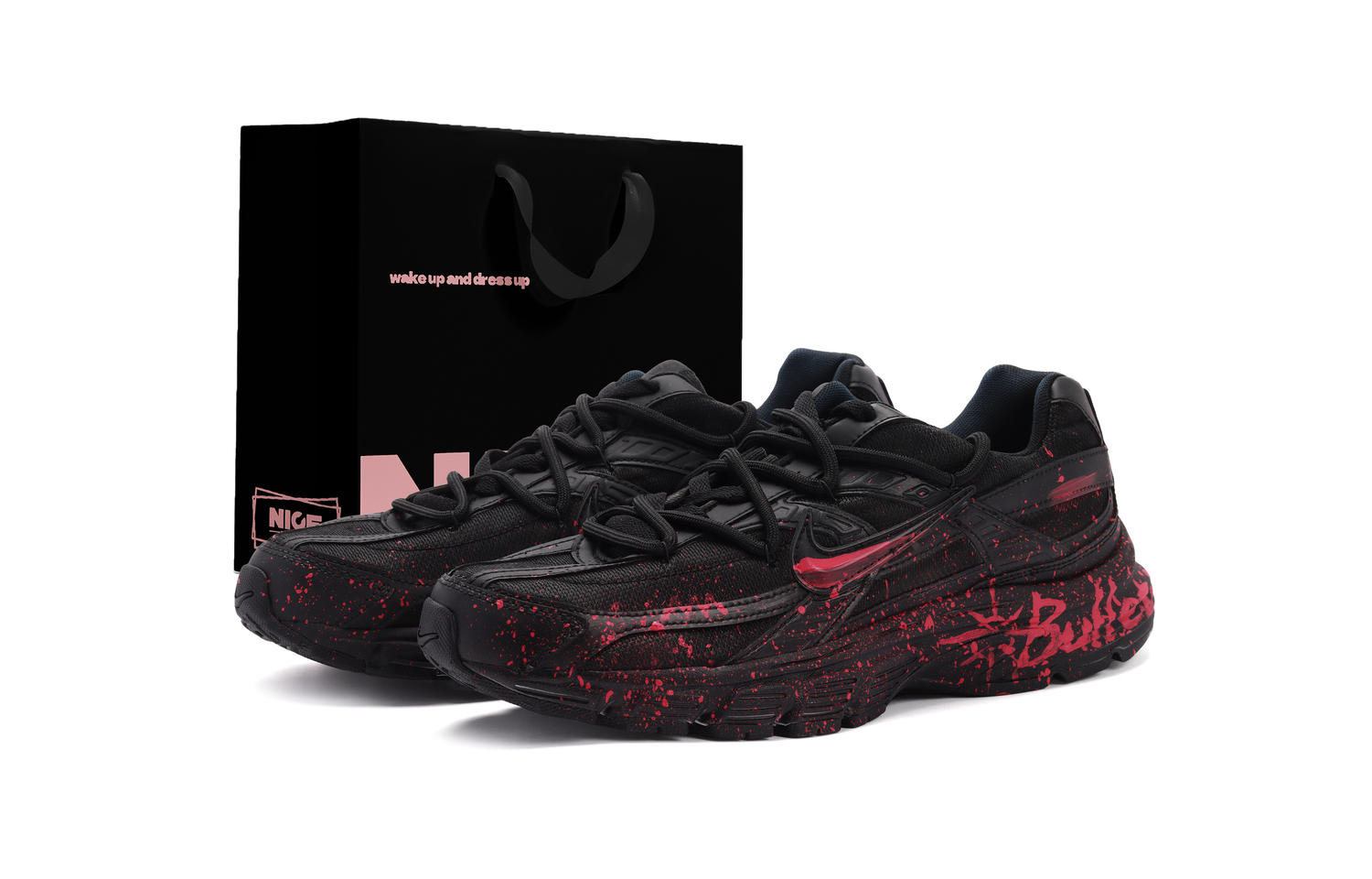 Nike Initiator Slip Resistant Abrasion Resistant низкие повседневные кроссовки для города и бега мужские black red
Nike Initiator Slip Resistant Abrasion Resistant низкие повседневные кроссовки для города и бега мужские black red