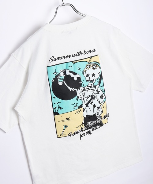 Футболка с коротким рукавом, с принтом (кот/скелет) WESTSEA, белый
Футболка с коротким рукавом, с принтом (кот/скелет) WESTSEA, белый