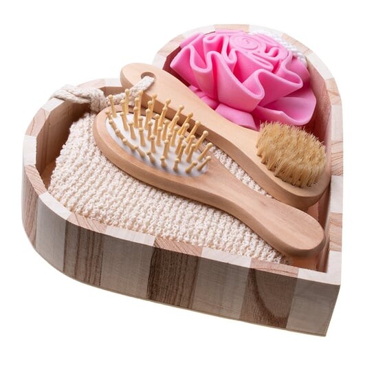 Подарочная корзина, набор СПА-мочалок, массажный подарок - 4 предмета, Hedo
Подарочная корзина, набор СПА-мочалок, массажный подарок - 4 предмета, Hedo