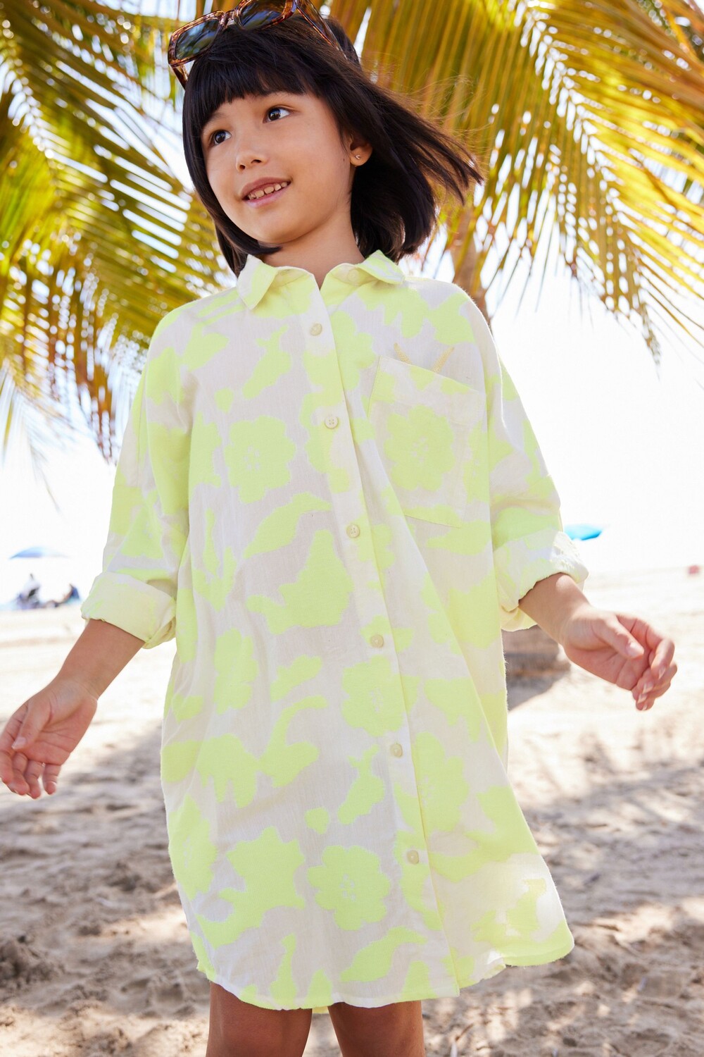 Платье-рубашка Next, желтый
Платье-рубашка Next, желтый