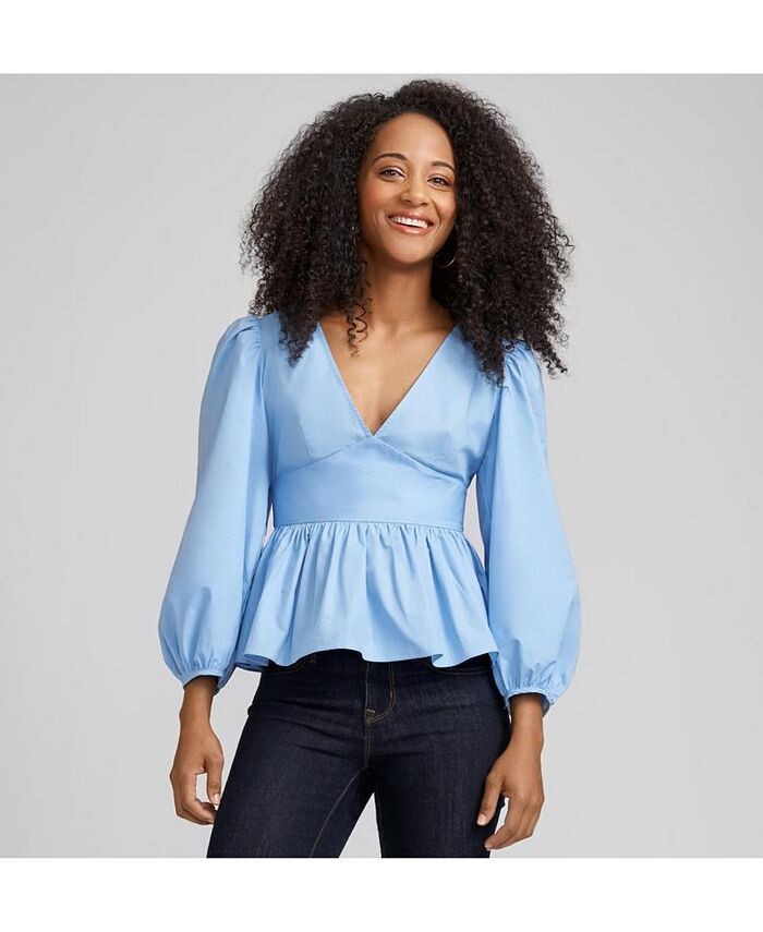 Блуза с объемными рукавами Olivia-SKY Caldwell Collection, синий
Блуза с объемными рукавами Olivia-SKY Caldwell Collection, синий