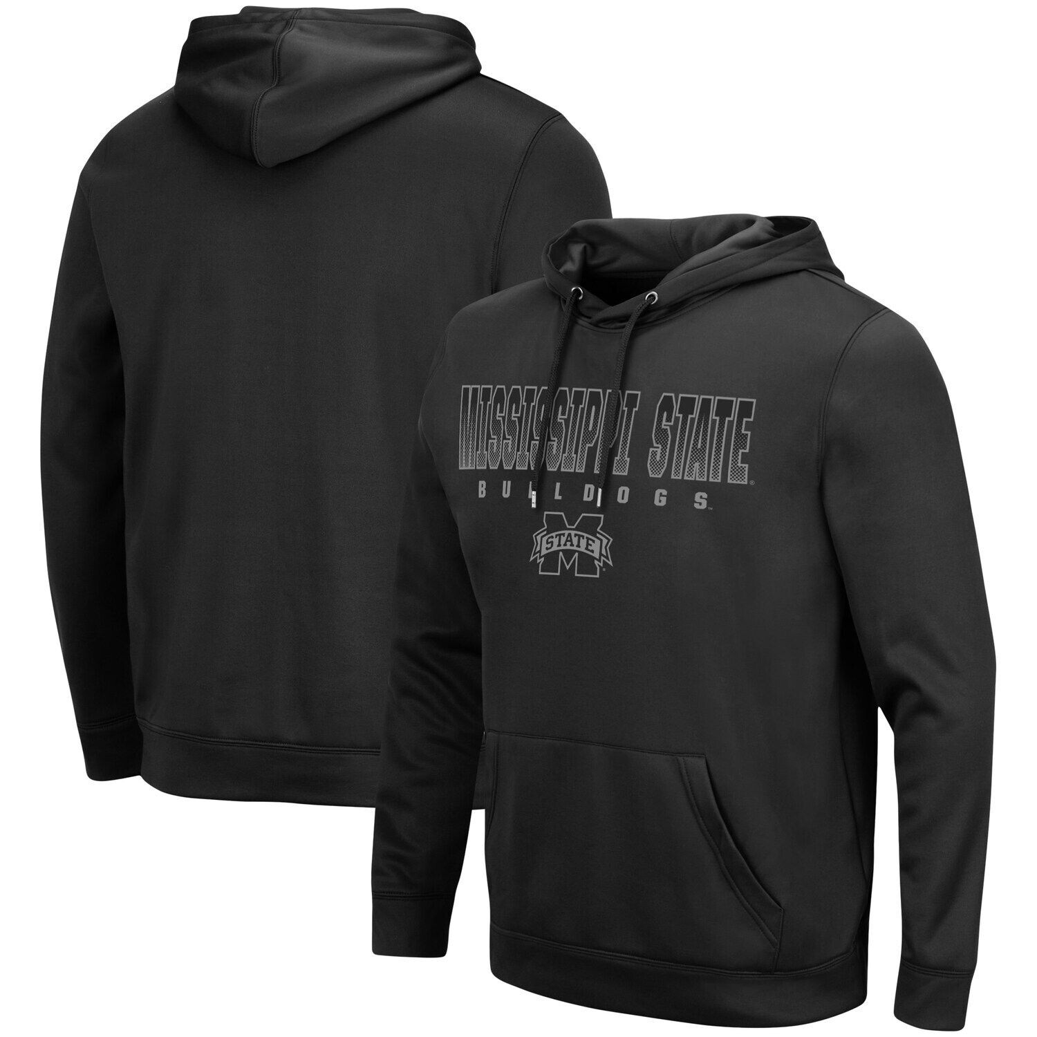 Мужской черный пуловер с капюшоном Mississippi State Bulldogs Blackout 3.0 Colosseum
Мужской черный пуловер с капюшоном Mississippi State Bulldogs Blackout 3.0 Colosseum