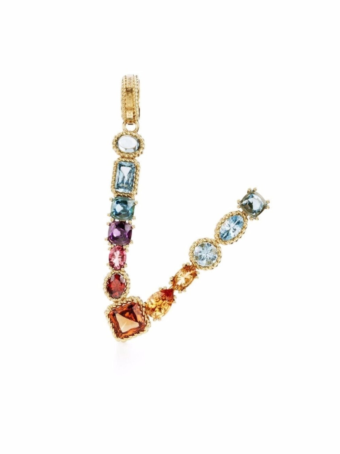 Подвеска V из желтого золота с драгоценными камнями Dolce & Gabbana, золотой
Подвеска V из желтого золота с драгоценными камнями Dolce & Gabbana, золотой
