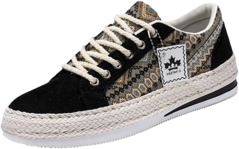 Мужские кроссовки большого размера с дышащей тканью - повседневные модные туфли на плоской подошве с шнуровкой для ежедневного комфорта Fusecottc, черный
Мужские кроссовки большого размера с дышащей тканью - повседневные модные туфли на плоской подошве с шнуровкой для ежедневного комфорта Fusecottc, черный