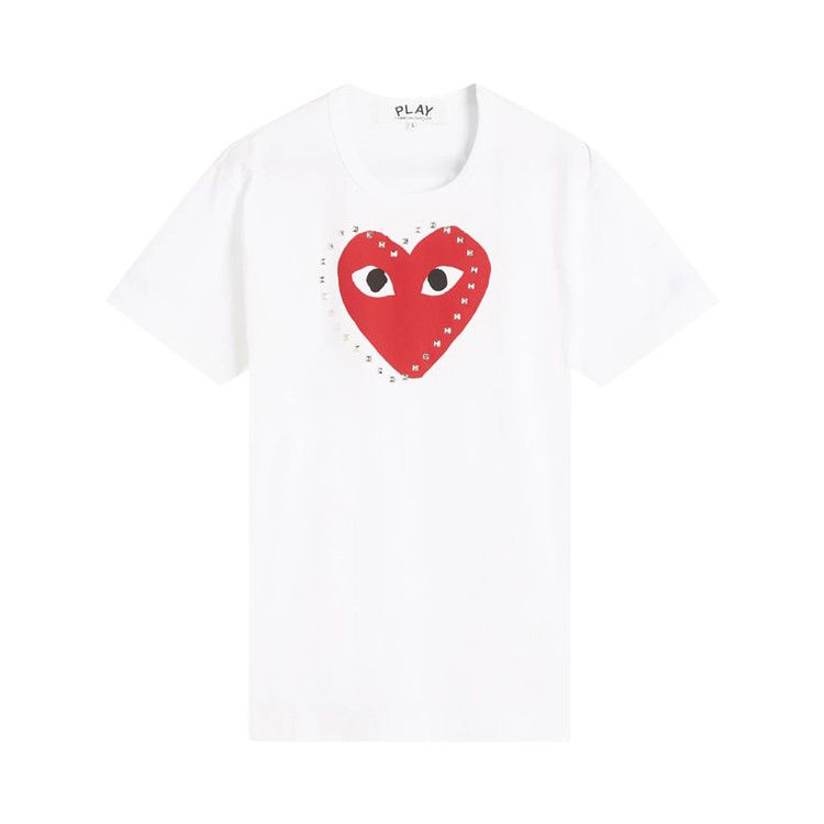 Футболка Comme des Garçons PLAY Heart Stud Tee, White
Футболка Comme des Garçons PLAY Heart Stud Tee, White
