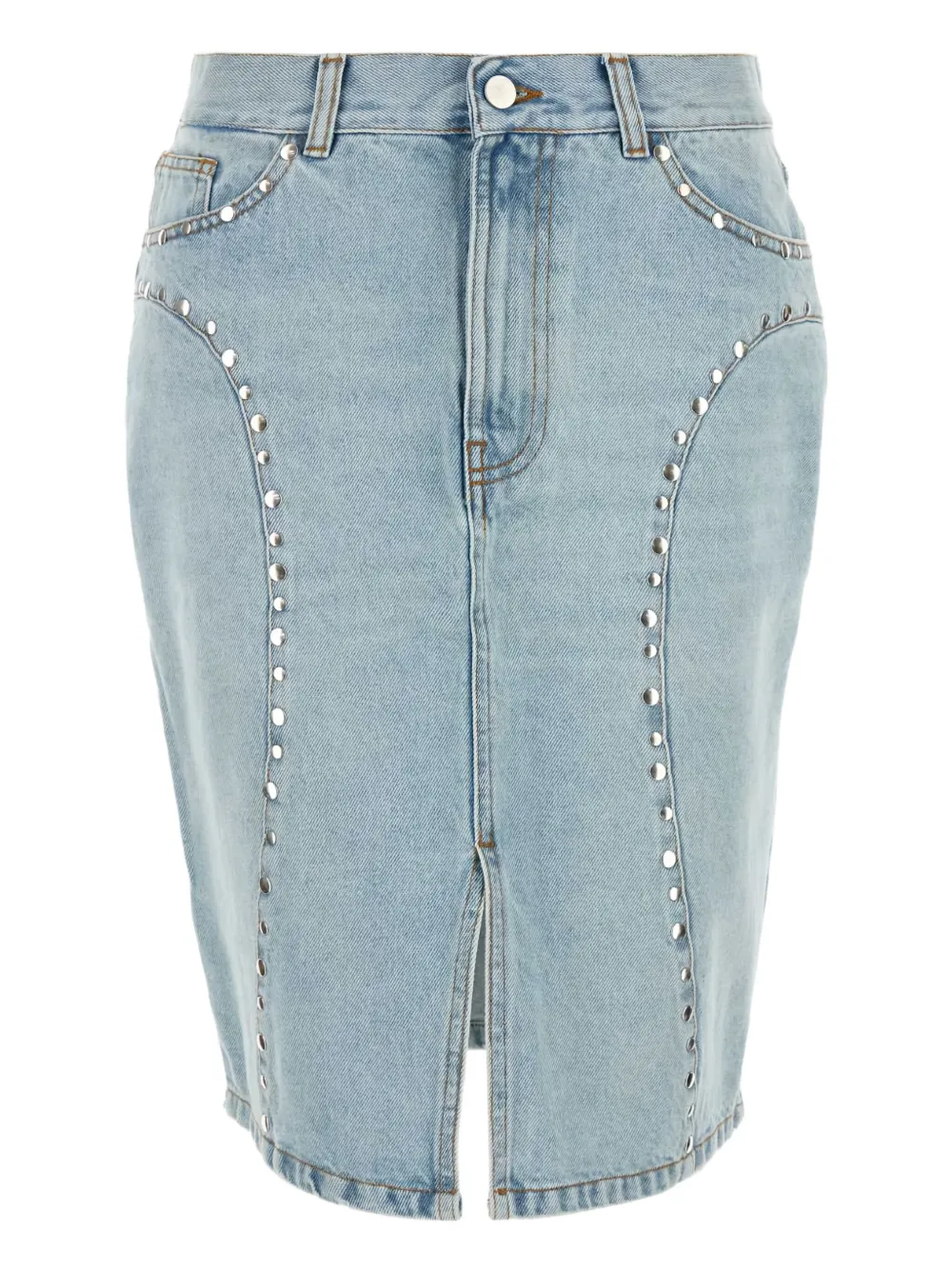 Юбка из денима Luna с заклепками Gimaguas, синий
Юбка из денима Luna с заклепками Gimaguas, синий