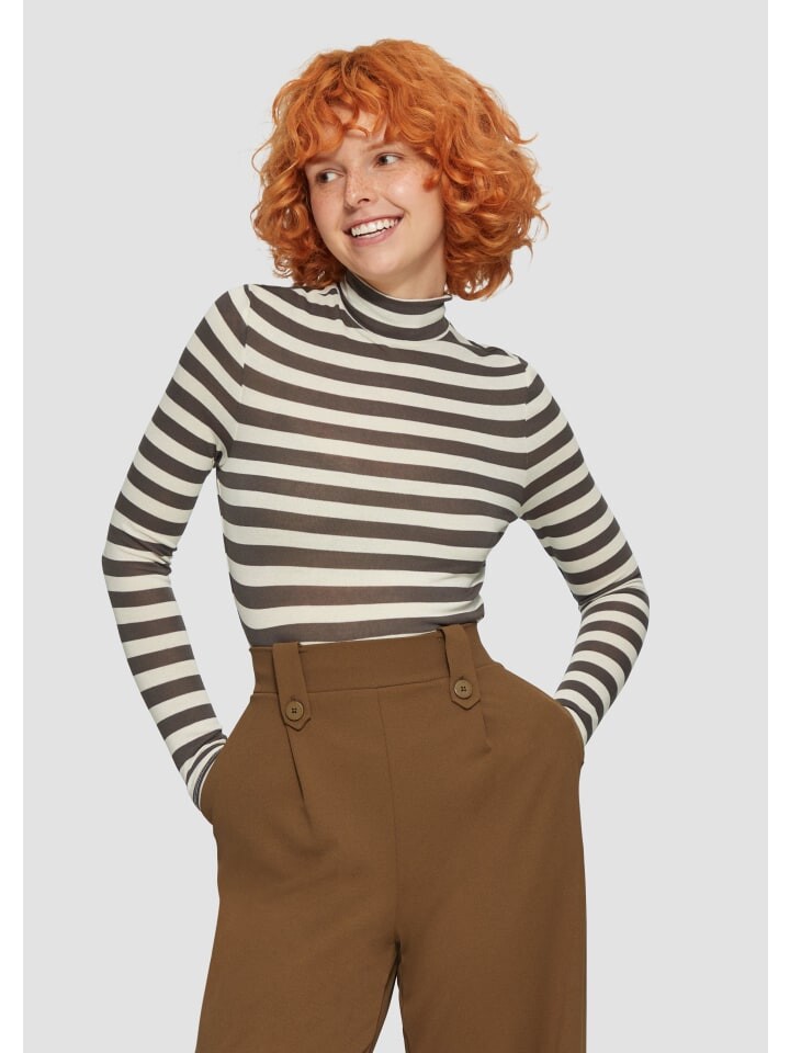 Футболка QS langarm, цвет creme-schwarz
Футболка QS langarm, цвет creme-schwarz