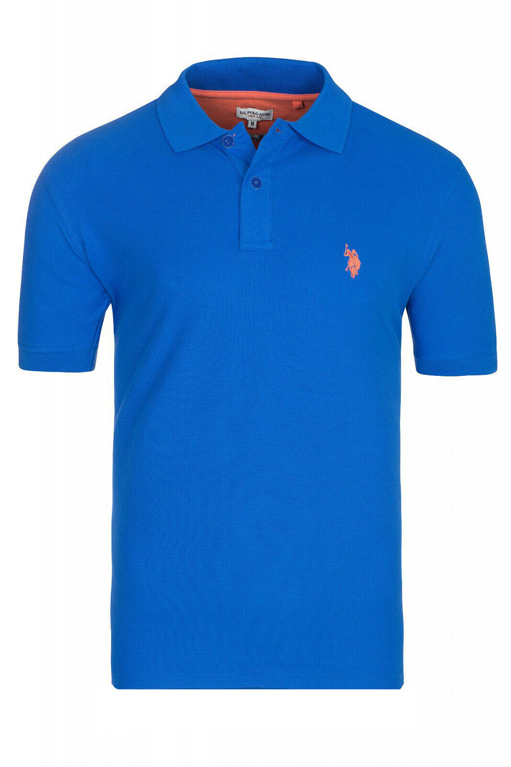 Базовая рубашка-поло U.S. Polo Assn, голубой 
Базовая рубашка-поло U.S. Polo Assn, голубой