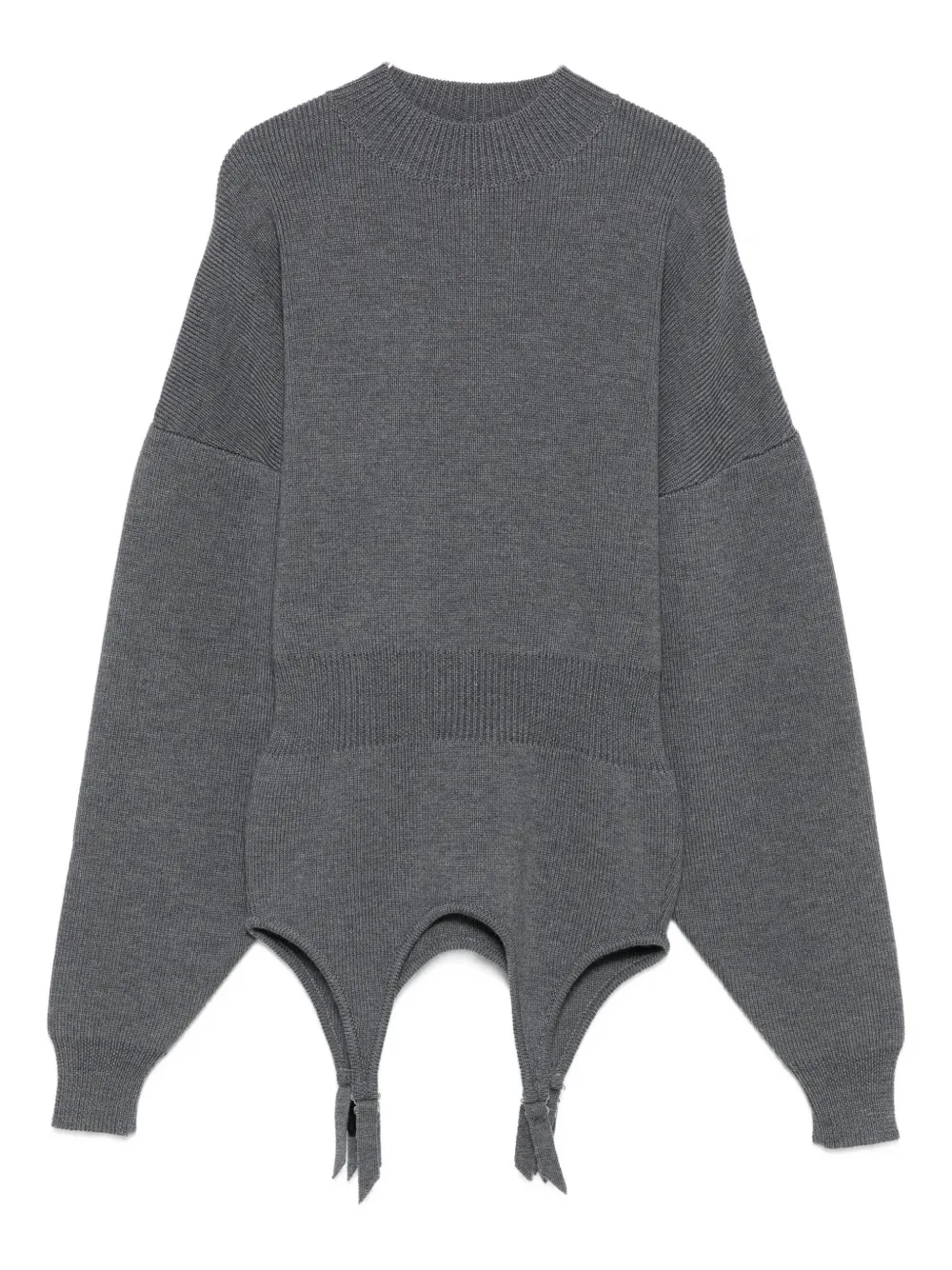 Пуловер с длинными рукавами и воротником-стойкой Jean Paul Gaultier, серый
Пуловер с длинными рукавами и воротником-стойкой Jean Paul Gaultier, серый