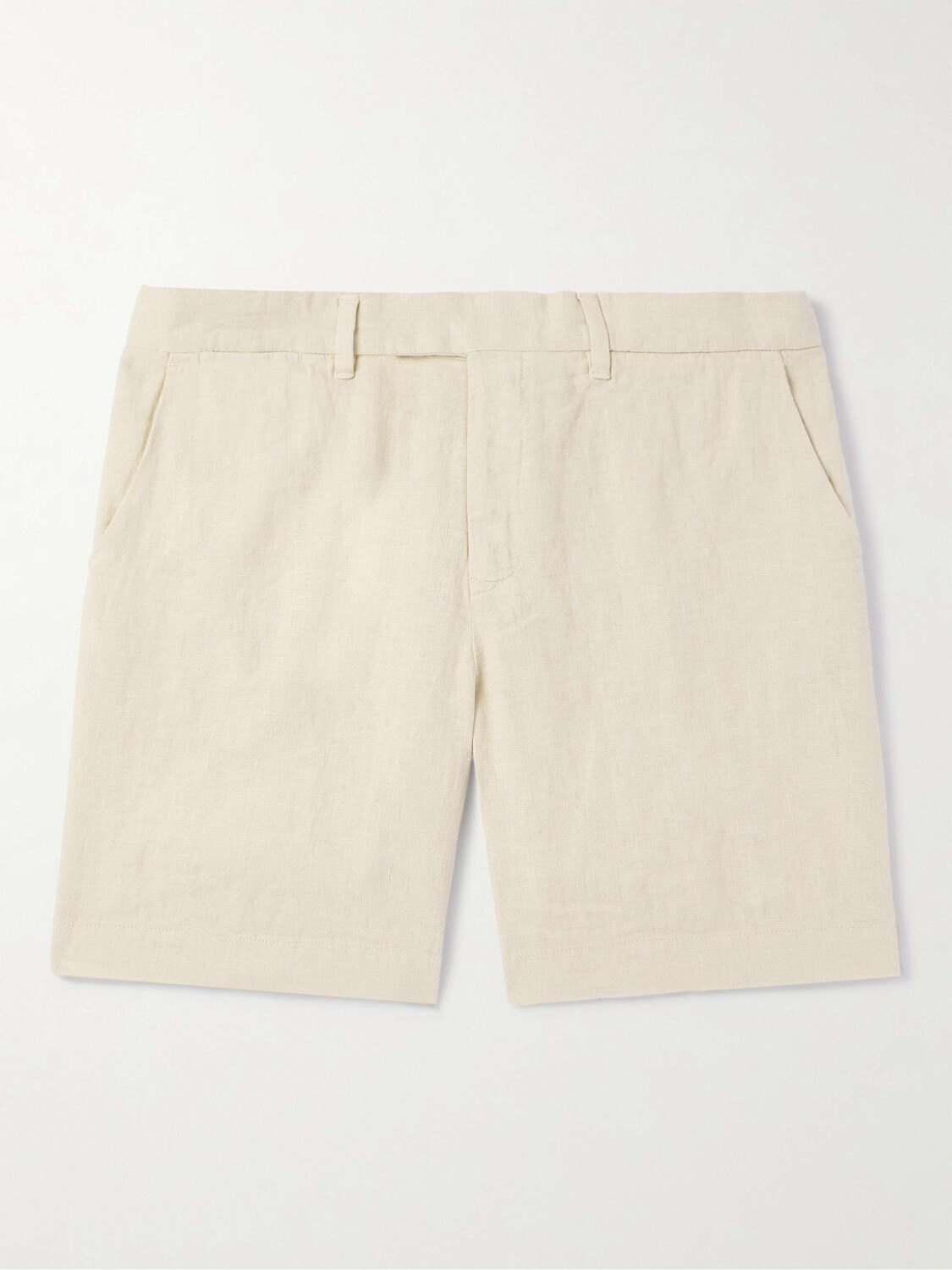 Прямые льняные шорты-бермуды Mr P., экрю
Прямые льняные шорты-бермуды Mr P., экрю