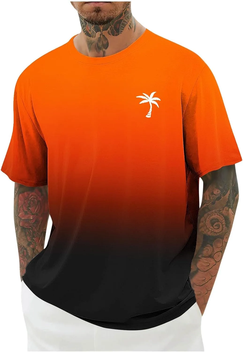 Мужская футболка с коротким рукавом и круглым вырезом, свободного кроя, для тренировок QUNPIU
Мужская футболка с коротким рукавом и круглым вырезом, свободного кроя, для тренировок QUNPIU