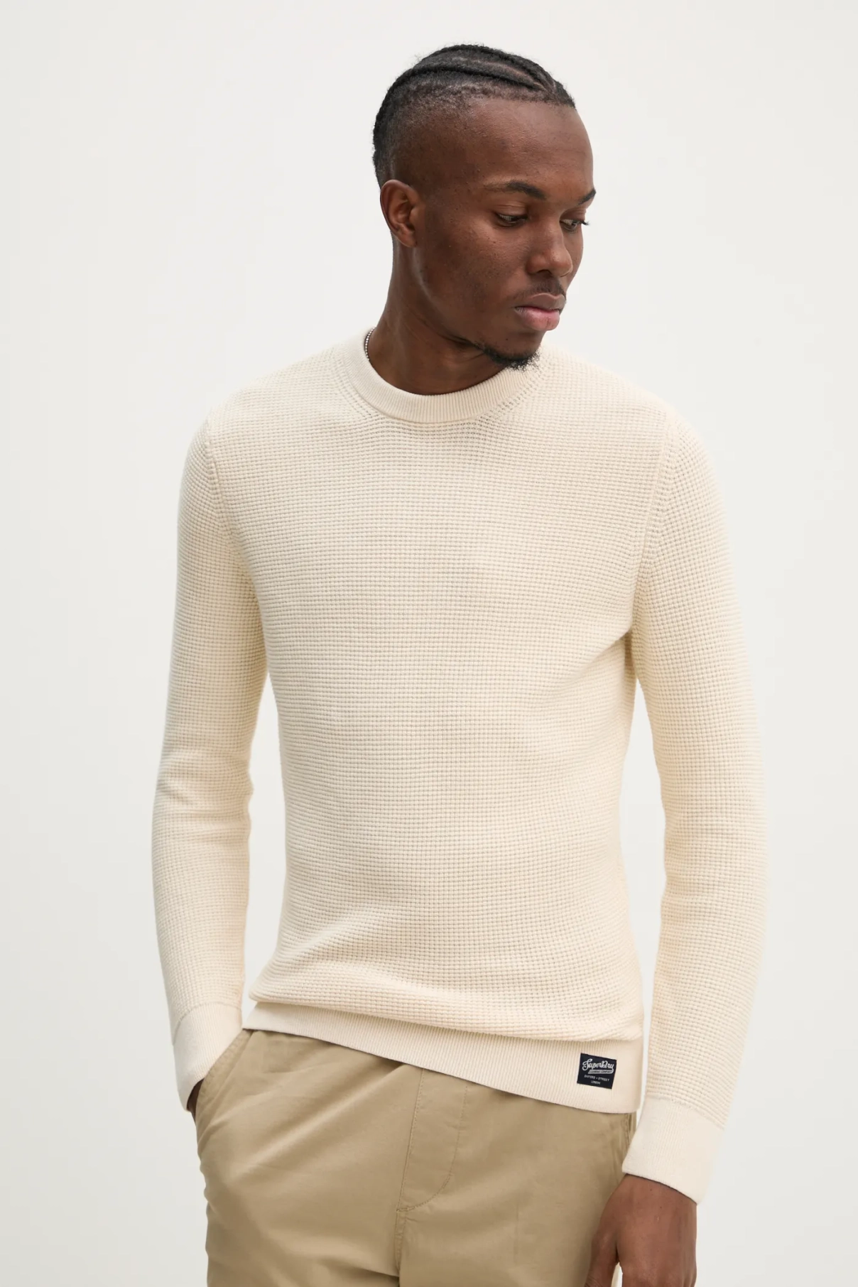 Хлопковый свитер Superdry, бежевый
Хлопковый свитер Superdry, бежевый
