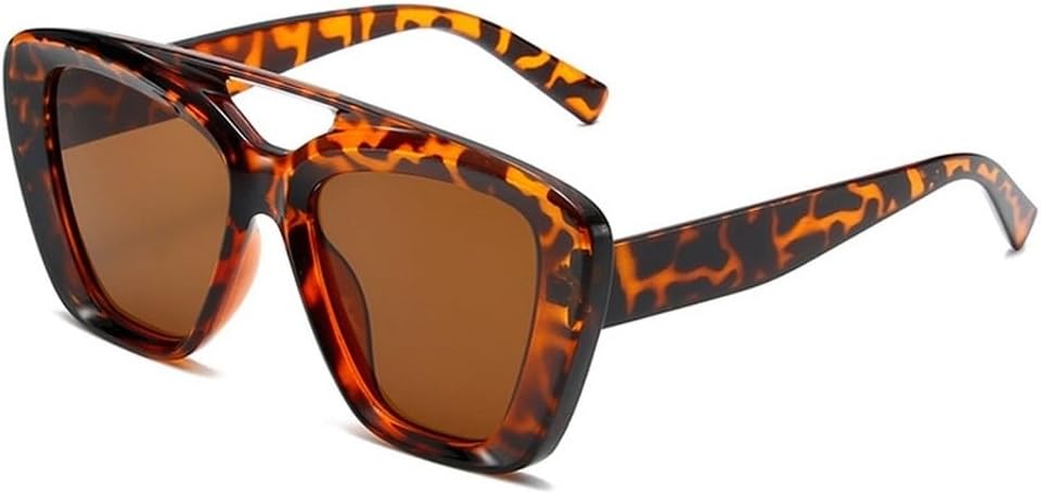 Ретро-солнцезащитные очки «кошачий глаз» с двойной перемычкой, модные градиентные оттенки для женщин и мужчин с защитой от УФ-излучения UV400, матовые солнцезащитные очки конфетных цветов SKFGNX, Leopard Tea
Ретро-солнцезащитные очки «кошачий глаз» с двойной перемычкой, модные градиентные оттенки для женщин и мужчин с защитой от УФ-излучения UV400, матовые солнцезащитные очки конфетных цветов SKFGNX, Leopard Tea