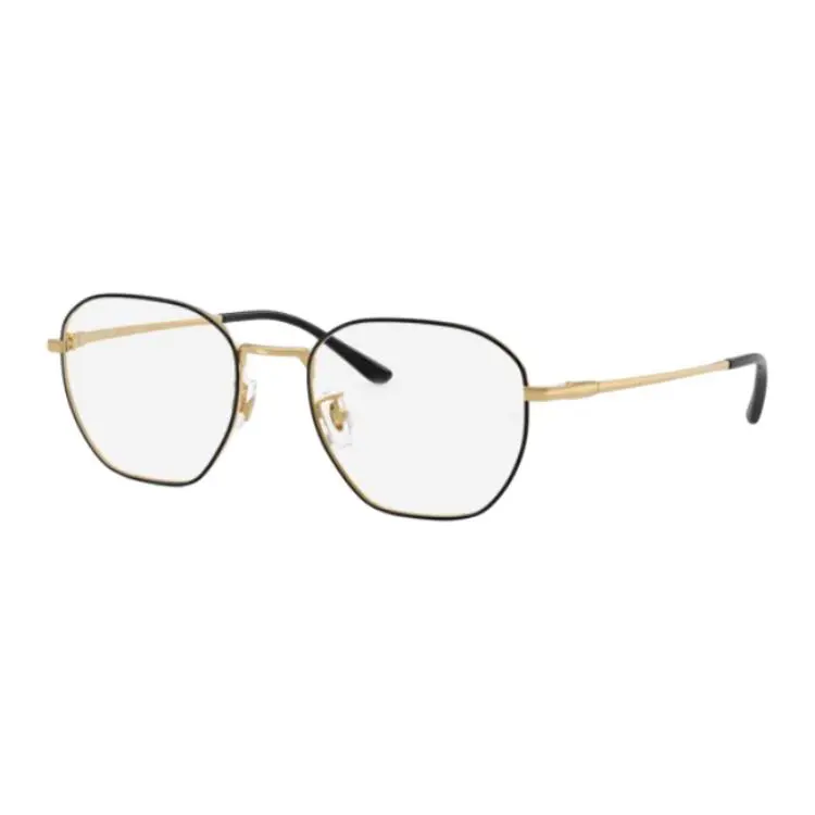 RayBan Титановая овальная оправа для очков унисекс черная, Black