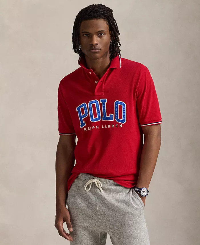 Мужская классическая поло с логотипом из сетчатой ткани Polo Ralph Lauren, красный
Мужская классическая поло с логотипом из сетчатой ткани Polo Ralph Lauren, красный
