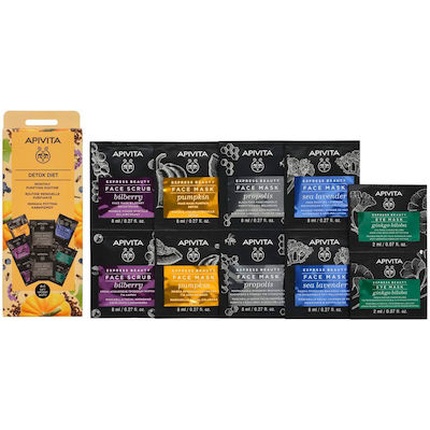 Экспресс-детокс-диета 4 экспресс-маски для лица 1 подарок Apivita
Экспресс-детокс-диета 4 экспресс-маски для лица 1 подарок Apivita